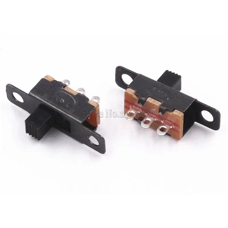 10 шт. тумблер SS12F15 SS12F15VG4 3PIN 1P2T скользящий переключатель ручка высота 4 мм|switch