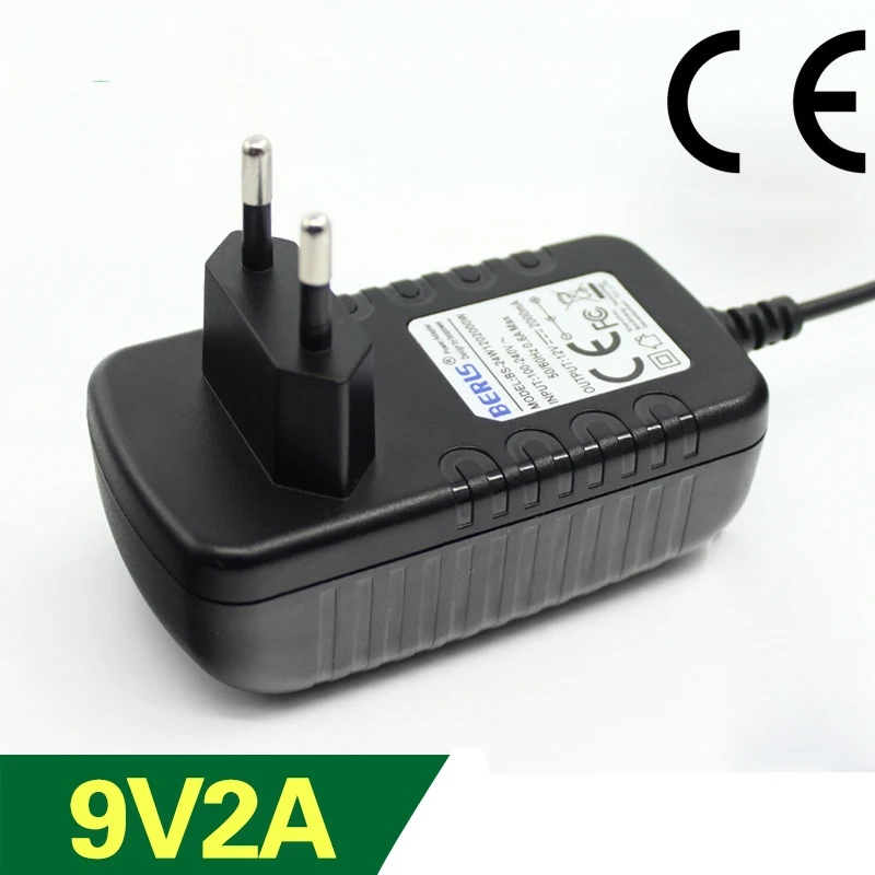 50 шт./лот CE сертифицированный источник питания 9v2a адаптер питания переключатель питания камеры