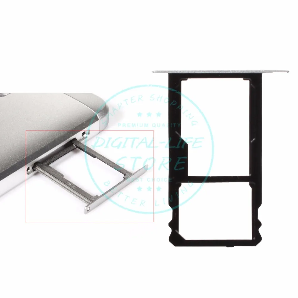 

Gray Silver Gold for Huawei Honor 7 Nano SIM Card Tray Micro SD Card Holder Slot Adapter Replacement Repair Spare Parts