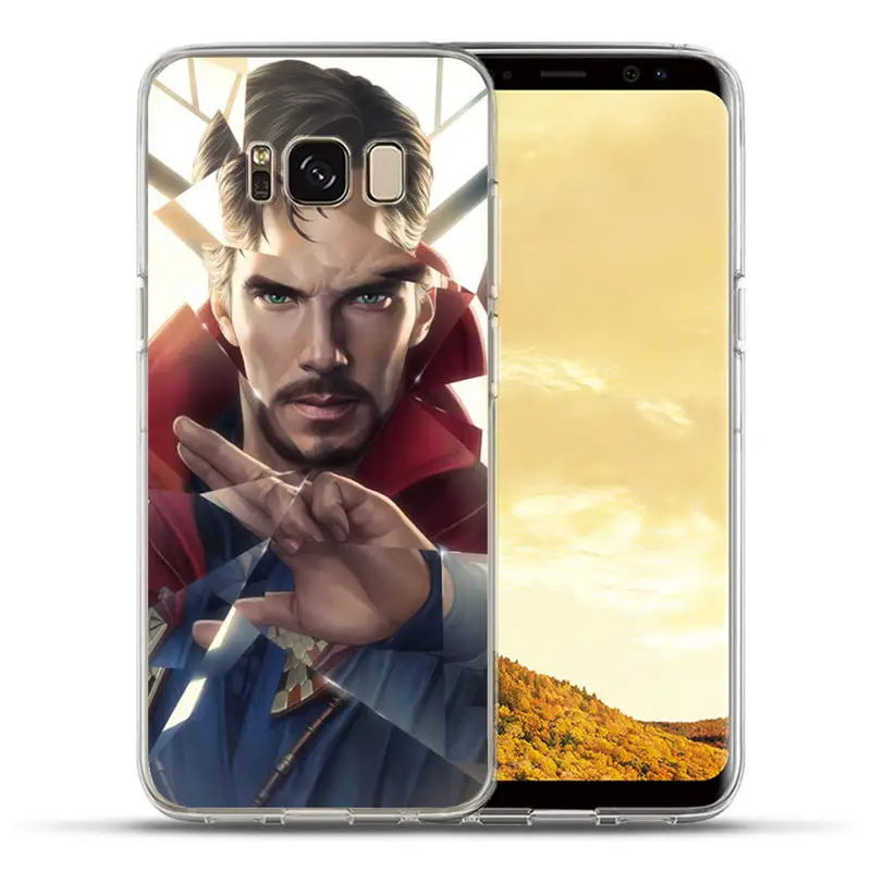 Для samsung Galaxy S8 S9 Plus S6 S7 Edge Note 8 роскошный чехол с героями Marvel, Мстители, силиконовый чехол, Coque Capinha Etui