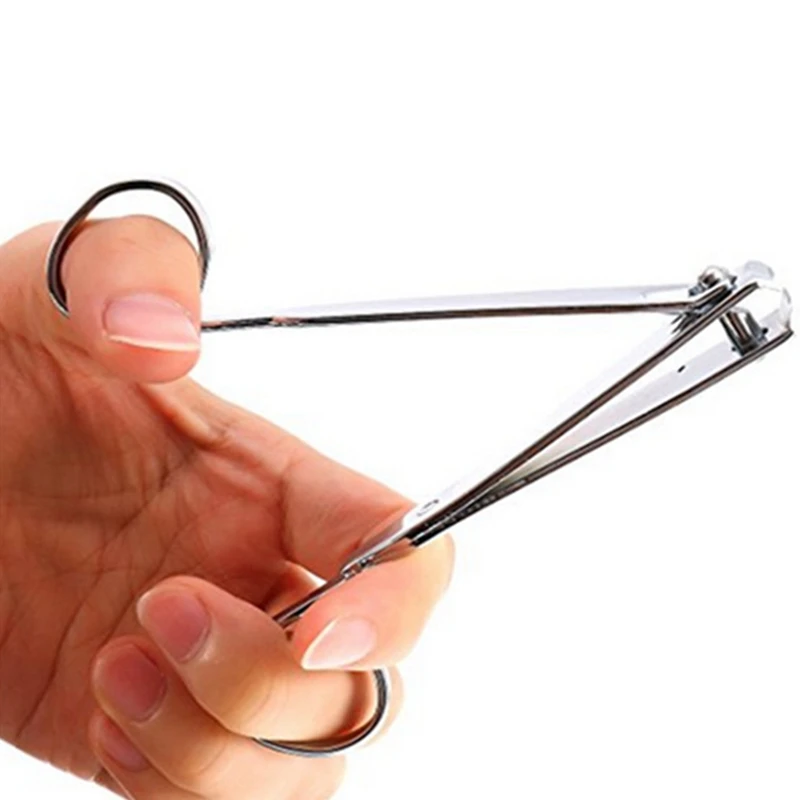 

1PC High Quality Flat and Bend Nail Clippers Nail Beauty Manicure Tools With Handle Sharp Pedicure Large Size Scissors