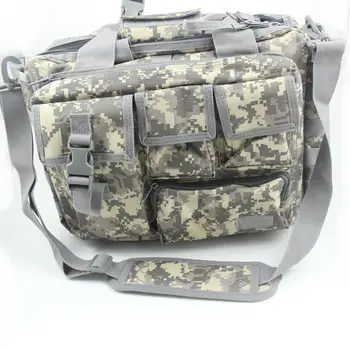 

14" Tactical Molle pouch Military Shoulder Computer Bags Outdoor Sports Hiking Backpack Laptop Camera Crossbody Bag Messenger Me