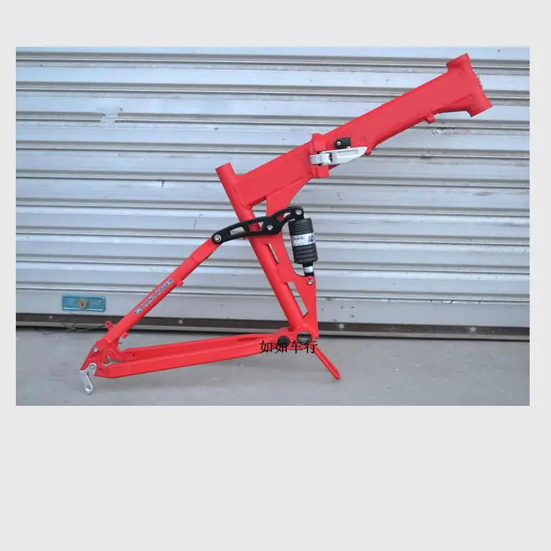 Kaloss DIY цвета 26*17 дюймов велосипедная складная рама Аксессуары для велосипеда, рама из алюминиевого сплава, MTB рама