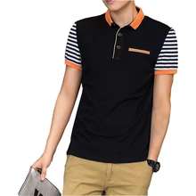 2016 New Brand New Floral Collar Men’s POLO Shirts Summer Style Short Sleeve Shirts Male Camisas Polo Plus Size M – 5XL, PA199