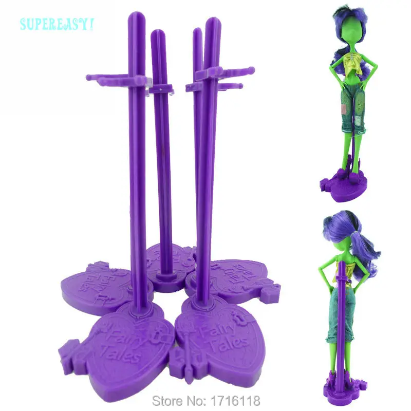 Plastic Model Supporting Prop Display Holder Puppet Stands Accessories For Monster High School Doll 10 inch Toys Gift