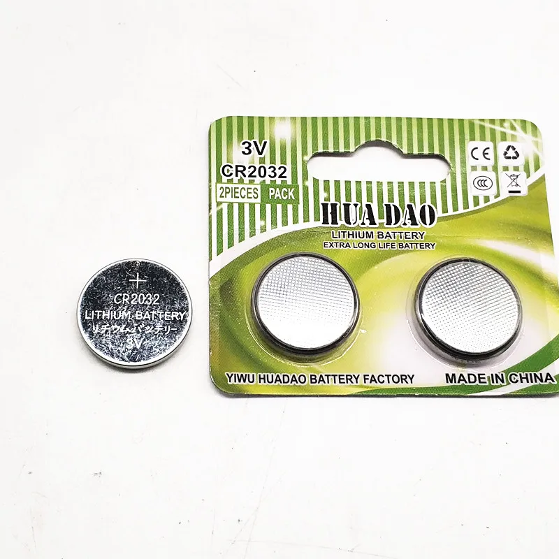 

2pcs CR2032 3V button battery Audi name map Volkswagen key remote control
