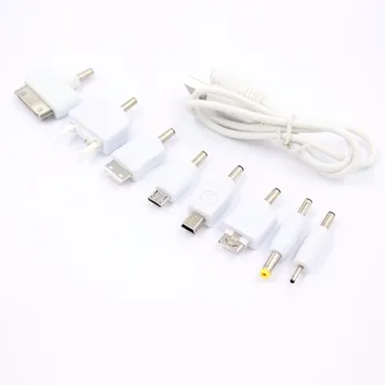 

1 Set USB To 8Pcs Charging Adapters Micro USB Mini USB Charger Adapter Charging For Iphone Samsung Sony Nokia PSP E2014