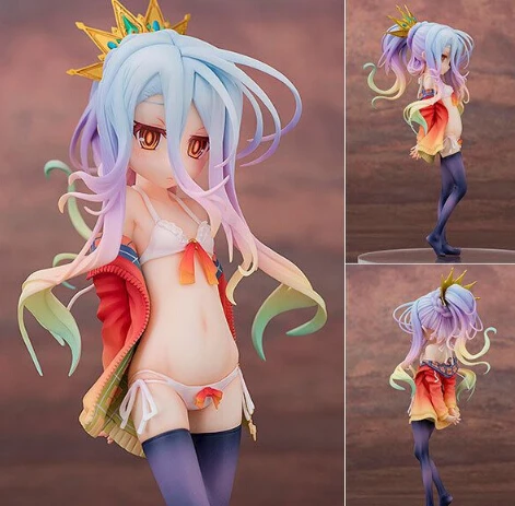 

New Anime Toy No Game No Life Shiro Sexy Model PVC Action Figure 20cm Doll free shipping