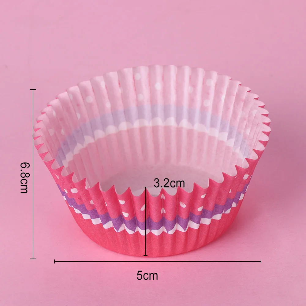 100 шт./лот, бумажные обертки для кексов, бумажные стаканчики, чехол для кексов, лотки, принадлежности для свадебной вечеринки, форма для выпечки