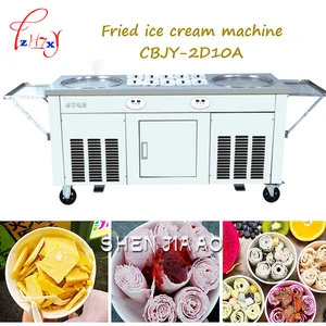 Фритюрница для мороженого, фритюрница для мороженого с 2 CBJY-2D10A 10 кулинарных емкостей 220 / 110 В, 1 шт.