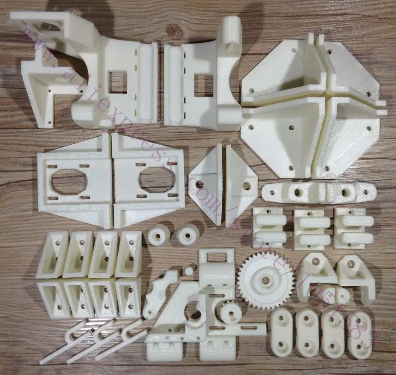 NEW Reprap Adapto 3D Printer RP Parts Printed Parts Kit ABS Plastic Parts Set Free Shipping