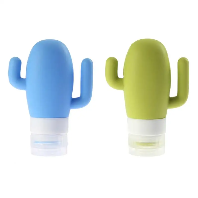

1Pc Cactus Refillable Refill Bottles Hook Bottle Lotion Shampoo Gel Travel Containers Silicone Containers Travel Bottles Squeeze
