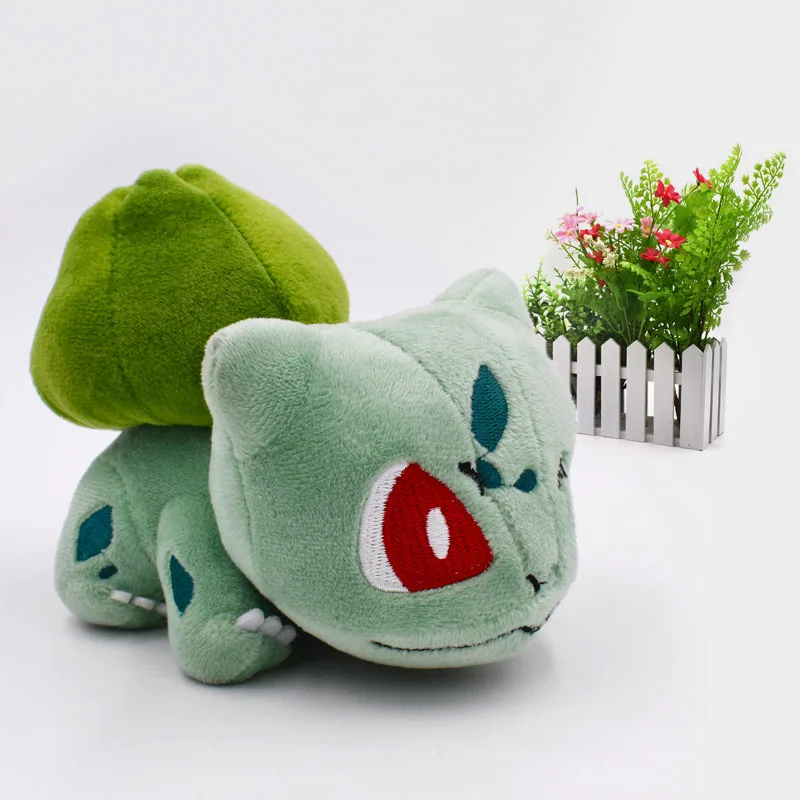 12 см аниме Peluche мультфильм кукла стиль Bulbasaur мягкие плюшевые мультфильм куклы отличный рождественский подарок игрушка для детей