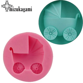 

1pcs/lot UV Resin Jewelry Liquid Silicone Mold Baby Carriage Shape Charms For DIY Charms Making Jewelry