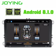 JOYING 4 GB di RAM Android 8.1 auto autoradio stereo DSP per il Golf Caddy EOS unità di testa per Passat Polo Tiguan GPS player per Skoda