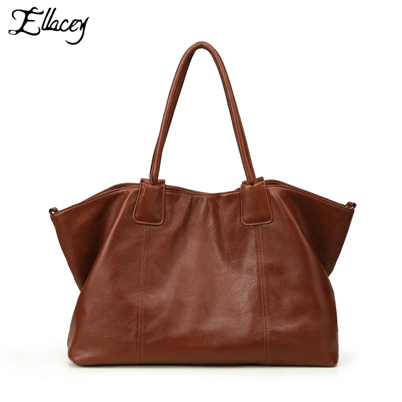 

Famous Brand Women Tote Handbag Fashion Genuine Leather Saffiano Bag American Vintage Classic Big Bag Shoulder Bag Trapeze Bag