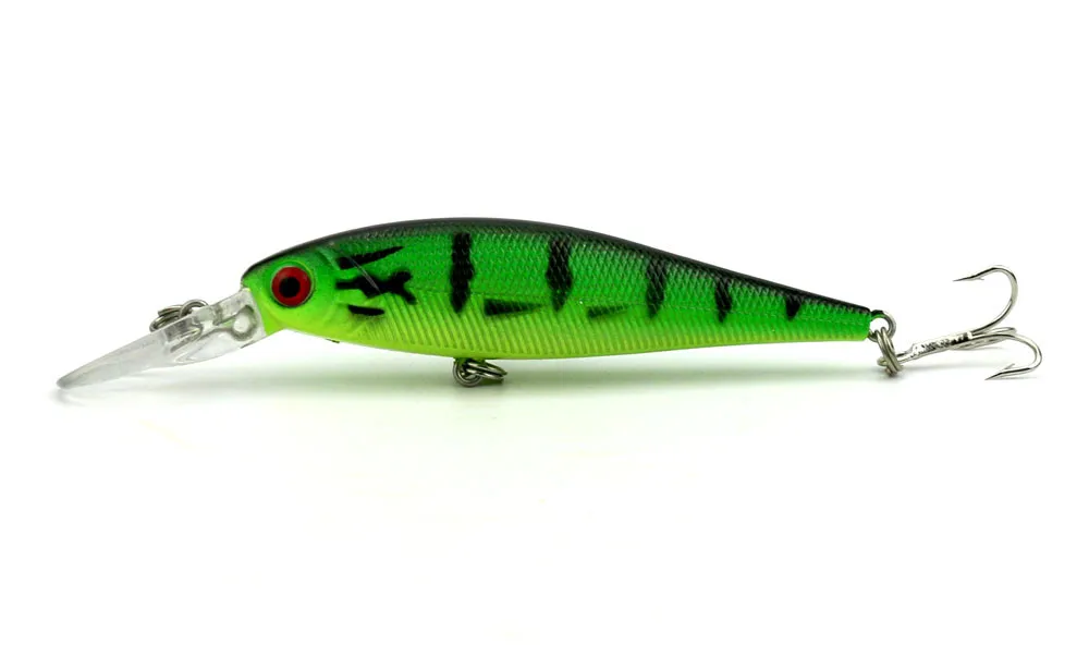 Iscas de Pesca Equipamentos de Pesca Minnow Rígido Wobbler Pike Carp Bass Truta Poleiro Bagre 90 Pcs 10 cm 9.6g 6 iscas de pesca wobbler pike carp bass