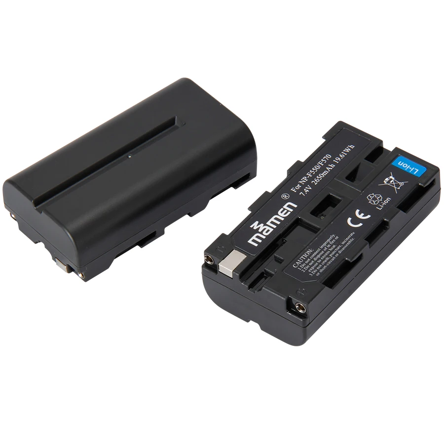 Mamen 3 шт. 2650 мАч NP-F550 NP-F570 NP F550 NPF550 NP F570 Батарея цифровой камеры+ USB LCD Dual charger для sony GV-D200 D80 Hi-8