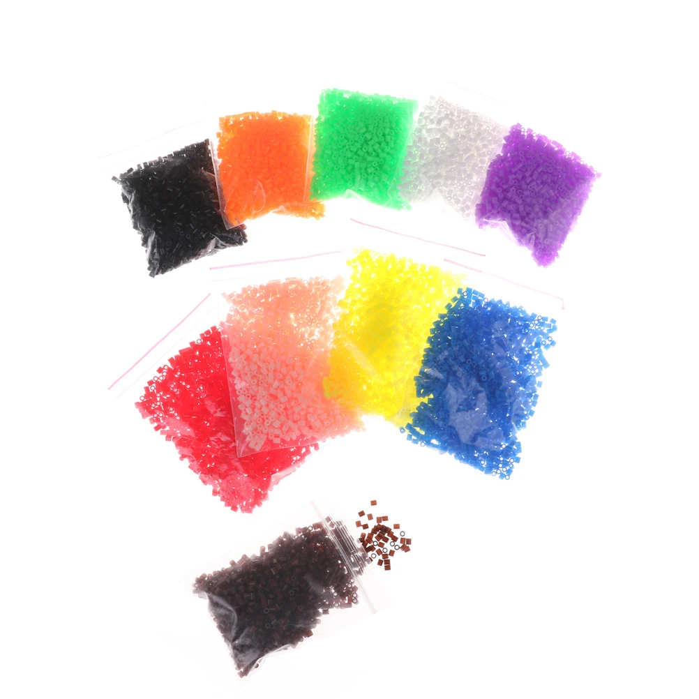 

1000pcs/bag Mini Hama Beads Activity Fuse Beads Puzzle Education Diy Toy Craft Pegboard Puzzle Toys For Kids Children 2.6mm