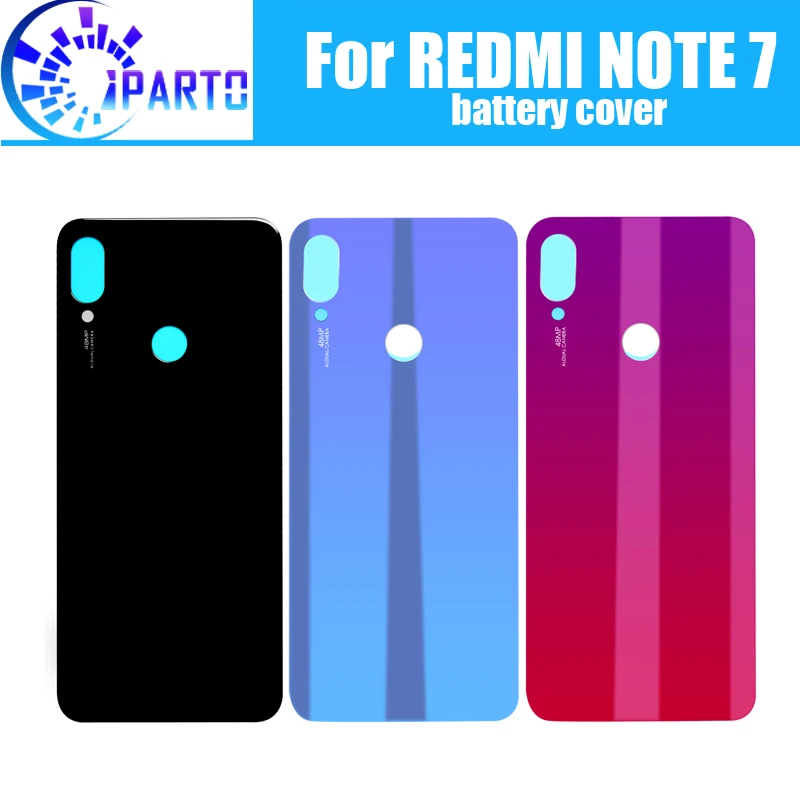 Для REDMI NOTE 7 крышка батареи Замена 100% оригинальный новый прочный Чехол для