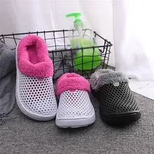 Мужские и женские зимние плюшевые домашние тапочки унисекс Повседневная обувь пара теплые рождественские шлепанцы#40