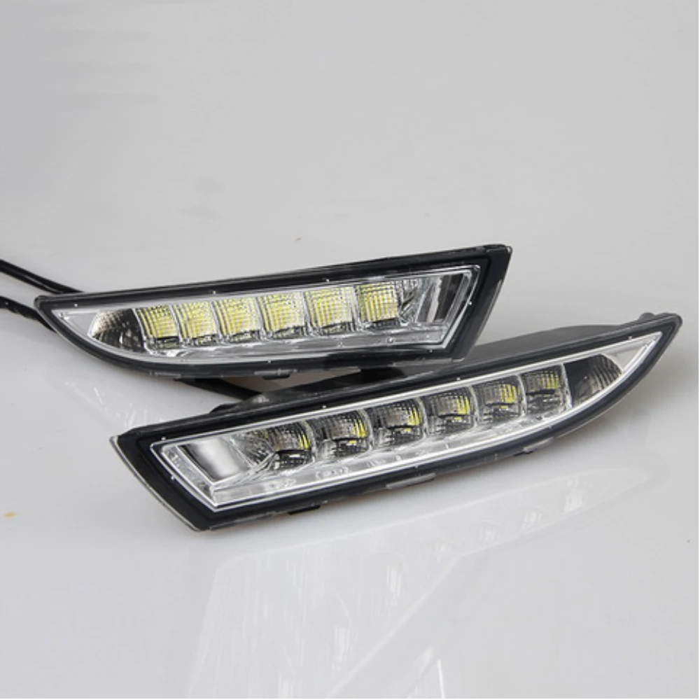 car accessories LED auto fog lamp Daytime Running Light for V/olkswagen R s/cirocco 2009-2013 DRL Turning signal lights