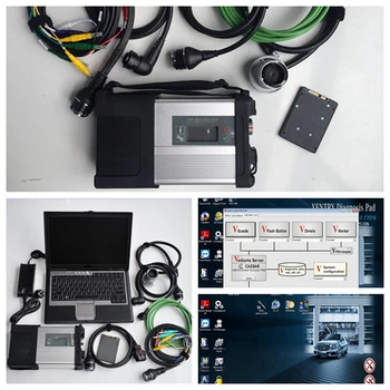 

MB Star C5 SD Conenct 2020 newest encryption expert mode software V ediamo D TS D630 laptop used support HHT
