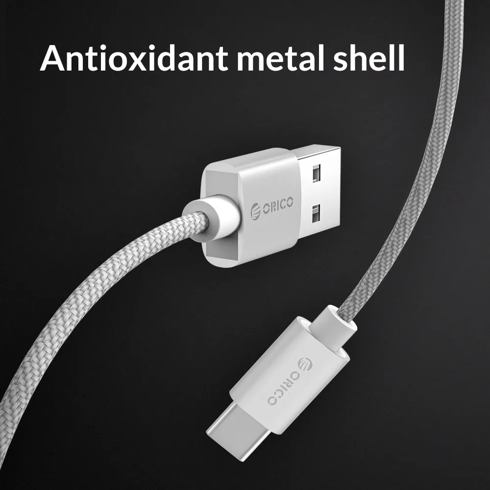 USB кабель ORICO type C 2 А передачи данных для быстрой зарядки зарядный Nexus 5X 6P OnePlus Xiaomi