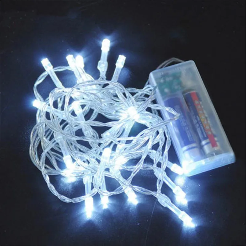 2M/3M/4M/5M/10M Led String Light 3xAA Battery Operated Fairy String Lights Party Christmas Wedding New Year Decoration