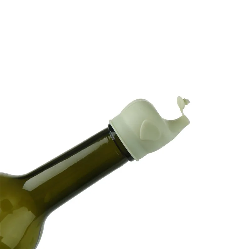 Силиконовое для вина кольцо для предохранения от проливания инструмент соевый соус отверстие бутылки вина перевернутая приправа жидкость дефлектор крышка вниз двойная пробковая заглушка