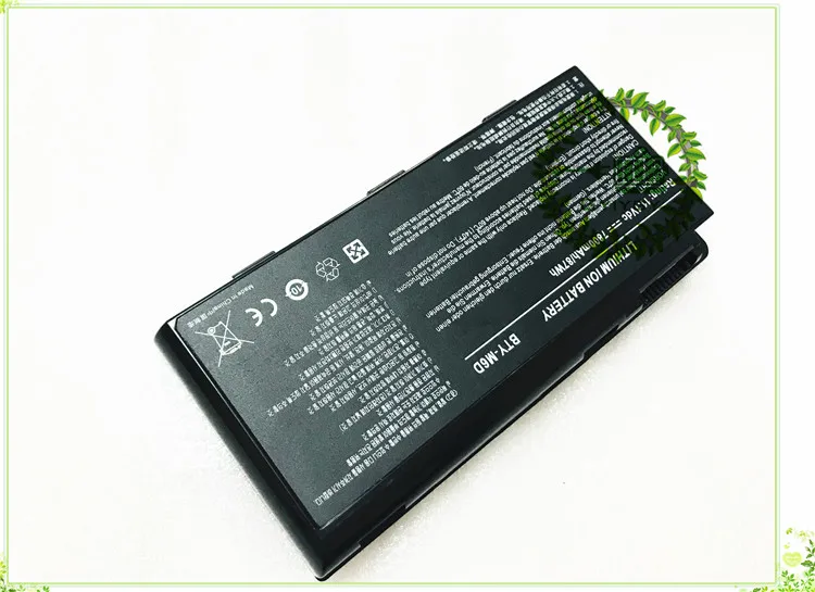 Аккумулятор для ноутбука GT60 GT660 GT660R GT663 GT663R GT670 GT680 GT680DX BTY-M6D GT70 GT783 GX680 GX780 GX60 Series MSI |