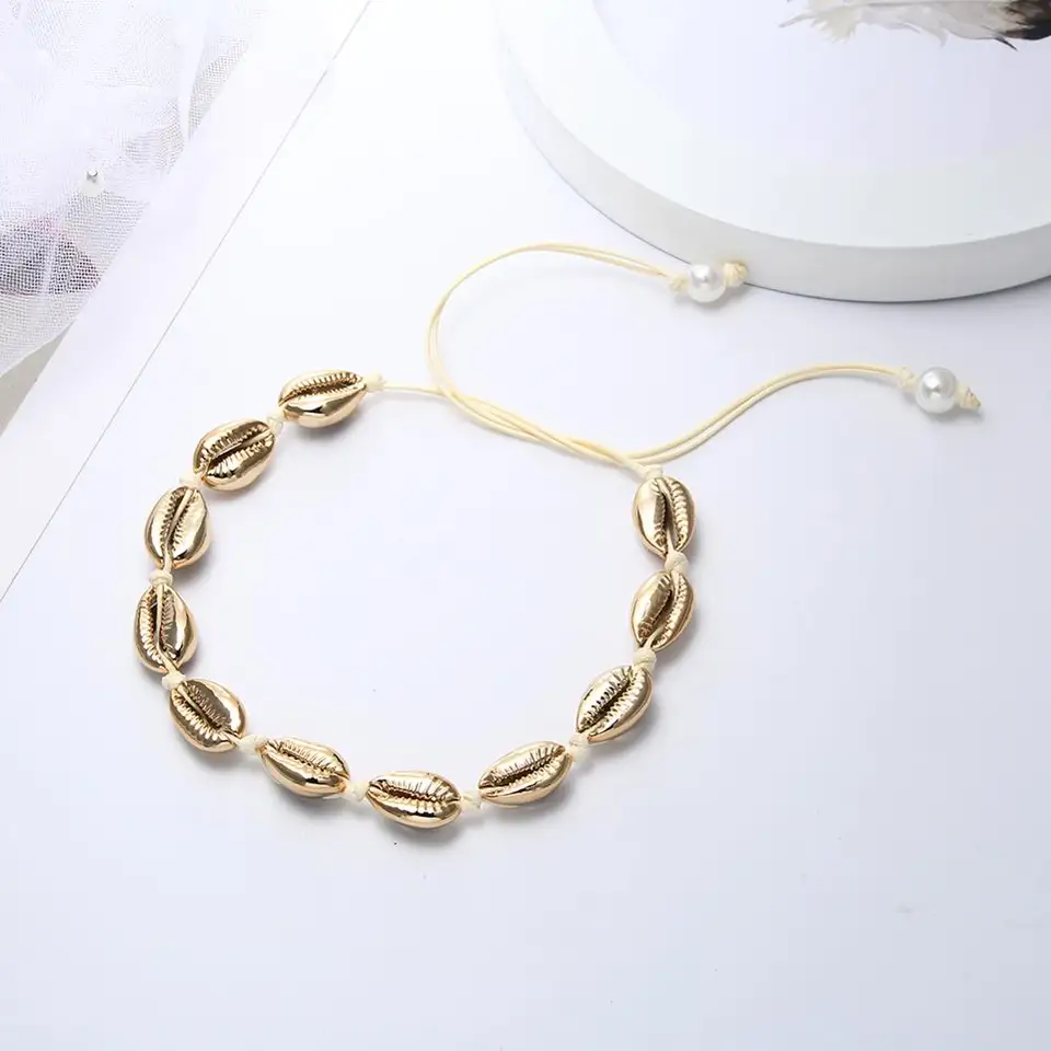 Hot New Woven Choker Shell Jewelry Sexy Women Necklace Accessories