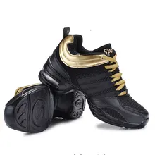 2016 Fitness Breathable Teachers Latin Salsa Jazz Modern Dance Shoes Women Dancing Sneakers Ladies Aerobics Shoes Zapatos Danza