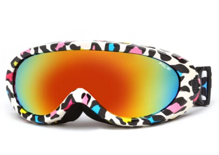 POLISI niños Snowboard Skate gafas de esquí de invierno UV400 esquí nieve gafas niños niñas Anti-niebla Esqui nieve gafas