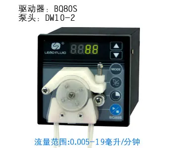 

Mini BQ50S/BQ80S DW10-2 (2 Channel) Lab Pump Head Micro Low Flow Variable Peristaltic Pump Liquid Dosing Pumps 0.005-19ml/min