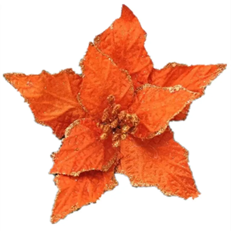 Christmas Tree Decorations 10pcs/lot Flower New Year Christmas