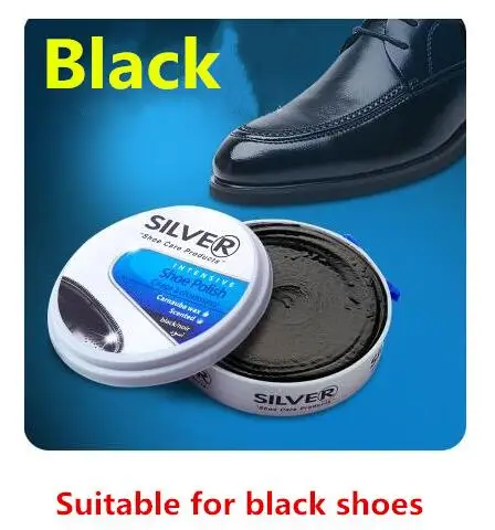 Практичный черный кожаный Уход Чистка Воск для обуви Уход за кожей крем для обуви - Цвет: K