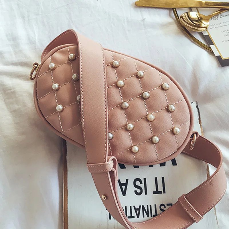 Модная многофункциональная поясная сумка Женская поясная сумка мягкая кожаная сумка через плечо поясная сумка Роскошные брендовые сумки на плече на груди сумка - Цвет: Pink