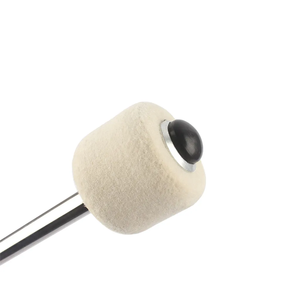 White Percussion Concert Bass Drum Wool Felt Mallet Percussion Stringed Instruments Guitar Parts Accessory