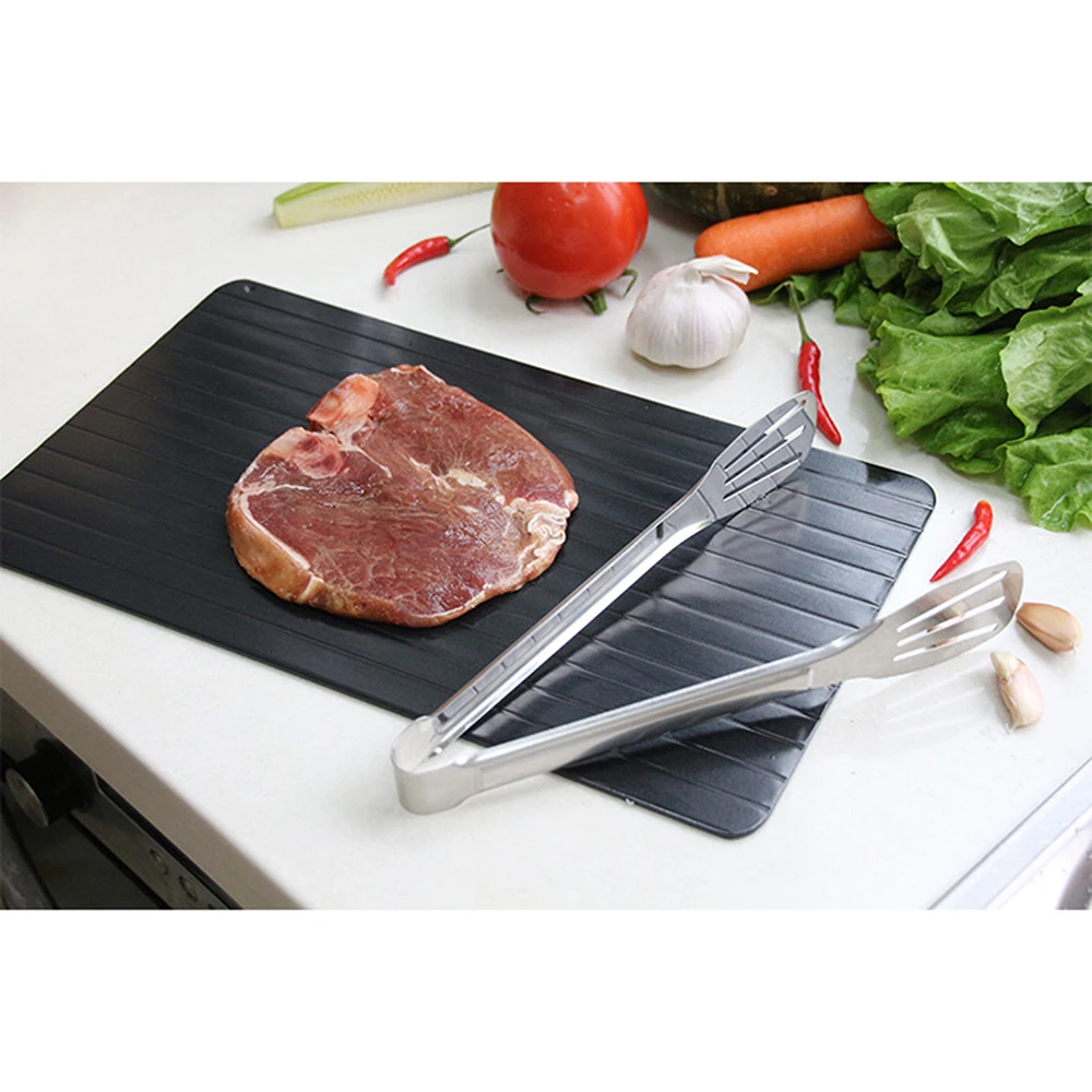 Thawing Tray Board Fast Defrosting Unfreeze Board Of Beef Meat Frozen Food Quickly Thawing Plate Chopping Blocks Thawing Tray Board Fast Defrosting Unfreeze Board Of Beef Meat Frozen Food Quickly Thawing Plate Chopping Blocks