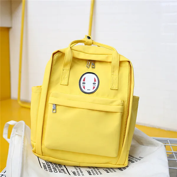 Новинка, женский рюкзак с принтом, сумка для женщин, большой школьный рюкзак для ноутбука, для колледжа, студента, дорожная сумка, Mochila, желтый - Цвет: yellow