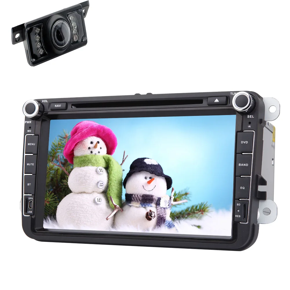 Cheap Car Stereo Audio iPod GPS Radio Logo Car DVD Player RDS Autoradio For VW Volkswagen In Dash Navi Music EQ Navigation FM 3D Map 10
