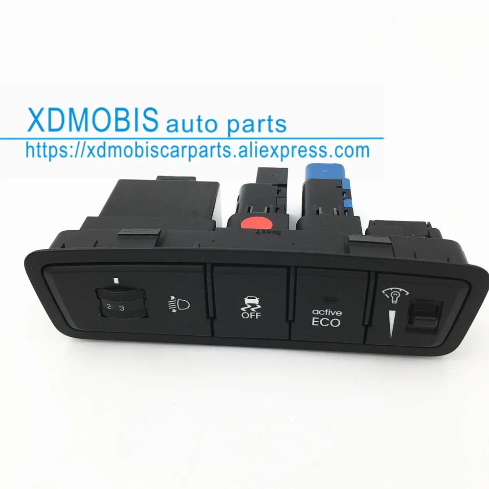 Instrument brightness adjustment Headlight adjustment ECO OFF switch assembly for hyundai sonata YF i45 2011- 99130 93750