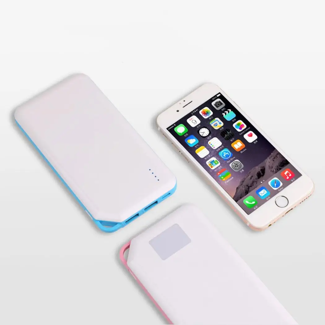 20000 мАч быстрое зарядное устройство power bank Выход power Bank портативное зарядное устройство с ЖК-дисплеем внешний аккумулятор для Xiaomi Mi iPhone X Note