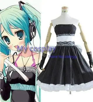 

Anime Vocaloid Cosplay Hatsune Miku Costumes Halloween Dress Women Skirt Party Costumes Freeshipping