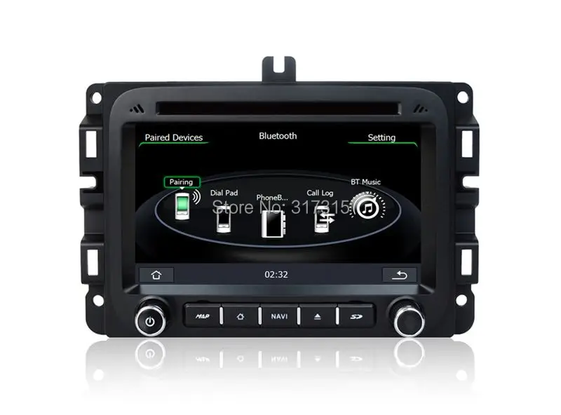 Sale Auto Radio Car DVD Player for Dodge RAM 1500 2014 2015 w/ GPS Navigation Bluetooth TV USB SD MP3 AUX Auto Stereo Video Audio 1