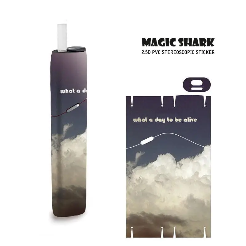 

Magic Shark Landscape Tree Sticker for IQOS3 Multi Case Cover Film for IQOS 3 Multi Skin Durable No Fade