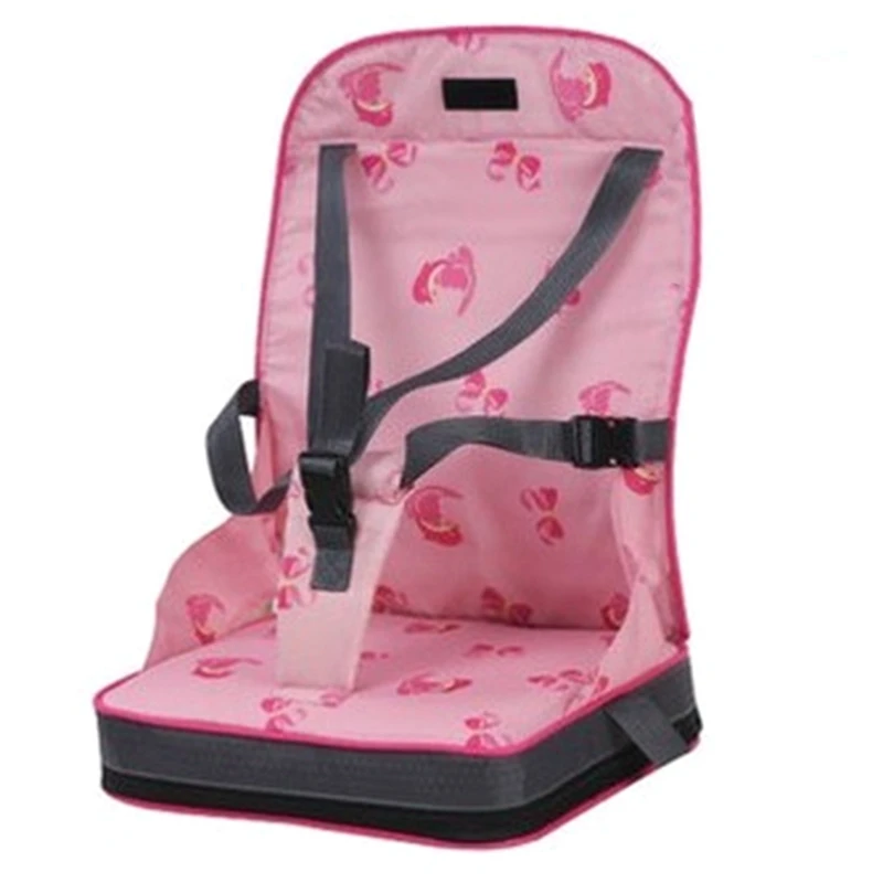 Детское кресло для столовой, сумка, детское портативное сиденье, Оксфорд, водонепроницаемая ткань, для младенцев, для путешествий, складной ремень безопасности, для кормления, стульчик для кормления - Цвет: PK