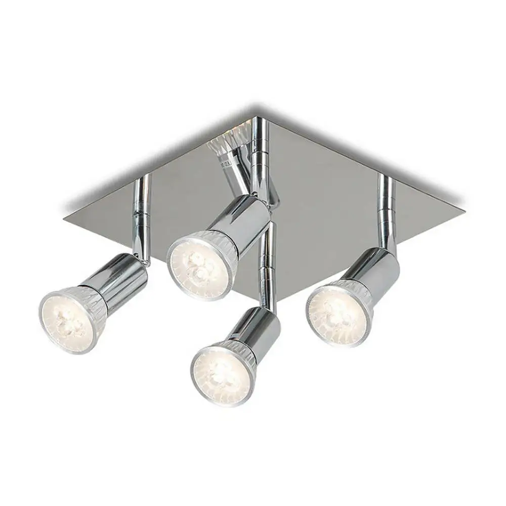 

12W Modern LED Ceiling Lamp 360 Degree Rotatable GU10 Holder LED Spot Light Square Ceiling Light for Small Room Clothes Shop