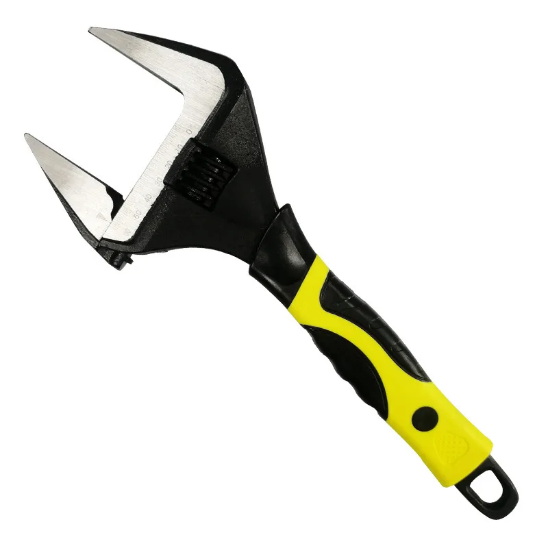 

Two-tone Non-slip Super Hatch Activity Wrench Plumbing Household Automobile Repair Bathroom Hardware Tool